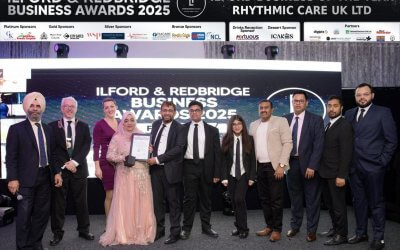 Rhythmic Care UK Ltd Named Ilford Business of the Year 2025